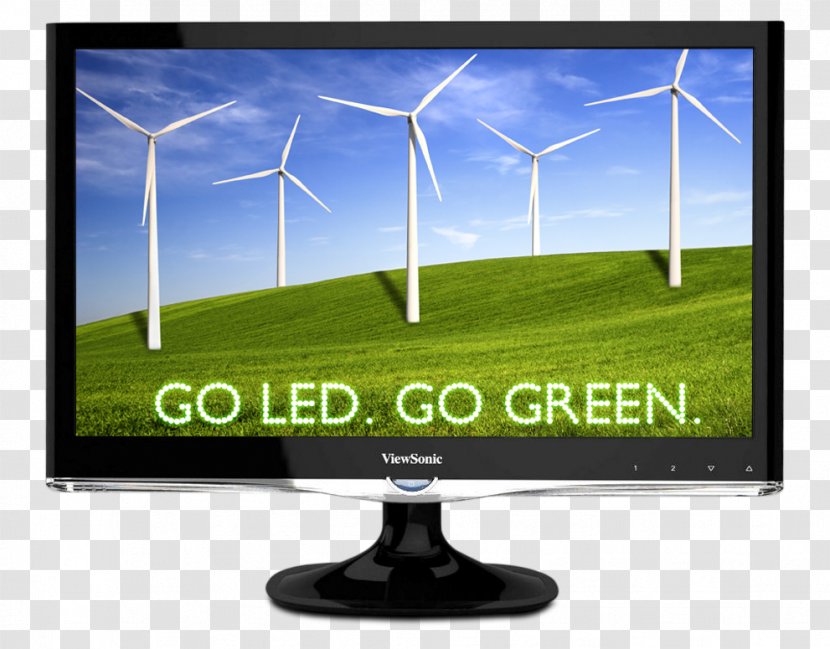 LED-backlit LCD Computer Monitors Backlight Liquid-crystal Display ViewSonic - Ips Panel - Samsung Transparent PNG