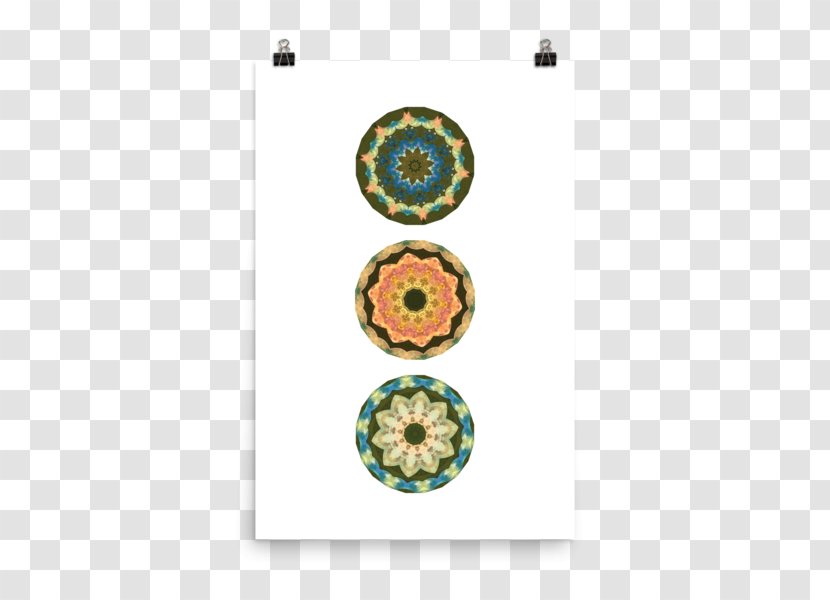 Sun & Green Things Mandala Poster T-shirt Printing - Eye Color - Watercolor Transparent PNG