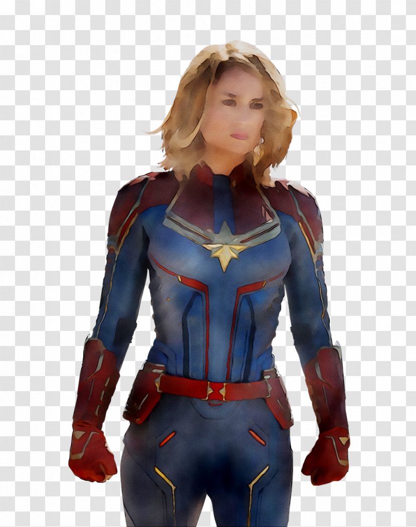 Carol Danvers Superhero Captain Marvel Costume Avengers - Standing - Clothing Transparent PNG
