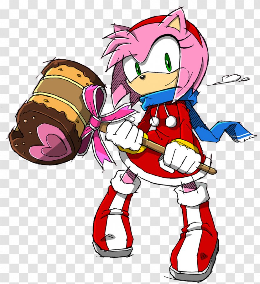 Amy Rose SegaSonic The Hedgehog Sonic Heroes Mania - Heart - And Cream Transparent PNG