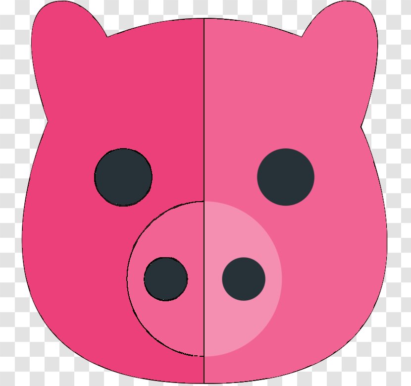 Whiskers Clip Art Pig Illustration Snout - Pink Transparent PNG