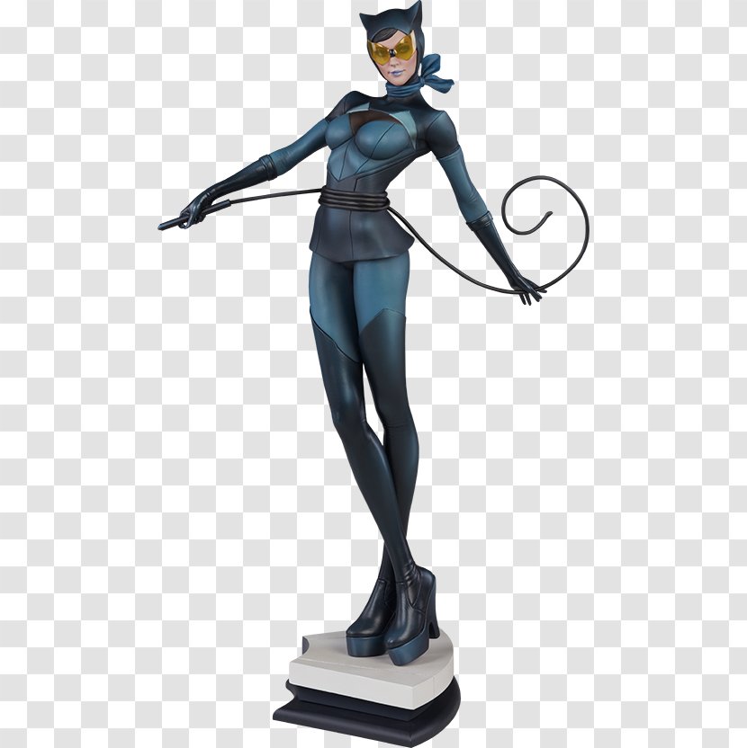 Catwoman Batman Sideshow Collectibles Statue Comics - Dark Knight Rises Transparent PNG