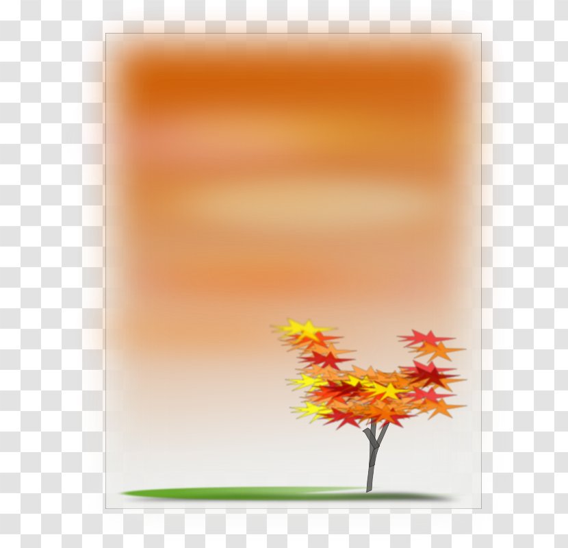 Autumn Leaf Color Clip Art - Tree Texture Vector Transparent PNG