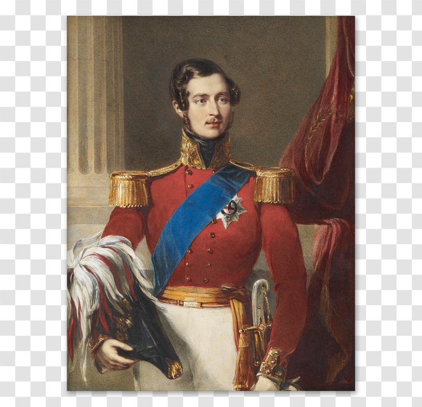Saxe-Coburg And Gotha Prince Consort Portrait - Collection Of Materials Transparent PNG