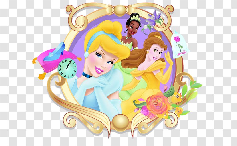 Cinderella Snow White Princess Jasmine Ariel Belle - Cartoon Transparent PNG