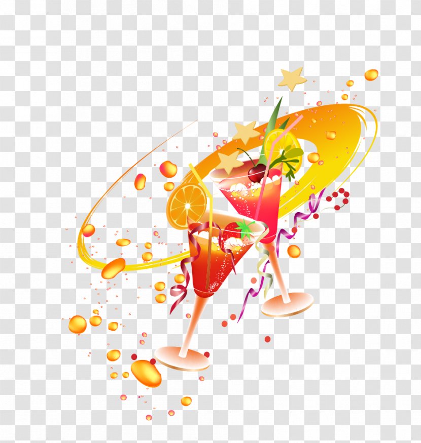Orange Juice Cocktail Martini Apxe9ritif - Creative Juices Transparent PNG