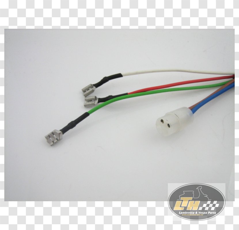 Electrical Cable Connector Wire - Electronic Component - Vespa 98 Transparent PNG