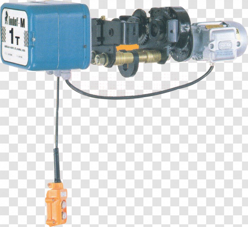 Tram Hoist India Pulley Electricity - Material Handling - Trolly Transparent PNG