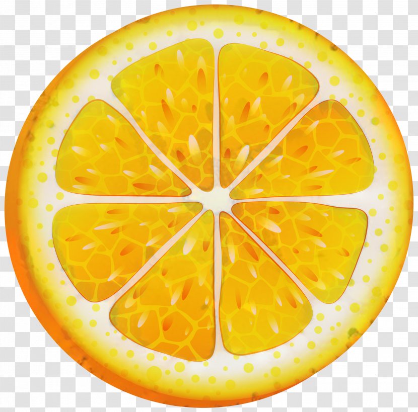 Cartoon Lemon - Tangerine - Lime Vegetarian Food Transparent PNG