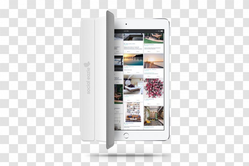 Refrigerator Gadget Multimedia - Electronics - Ipad Cover Mockup Transparent PNG