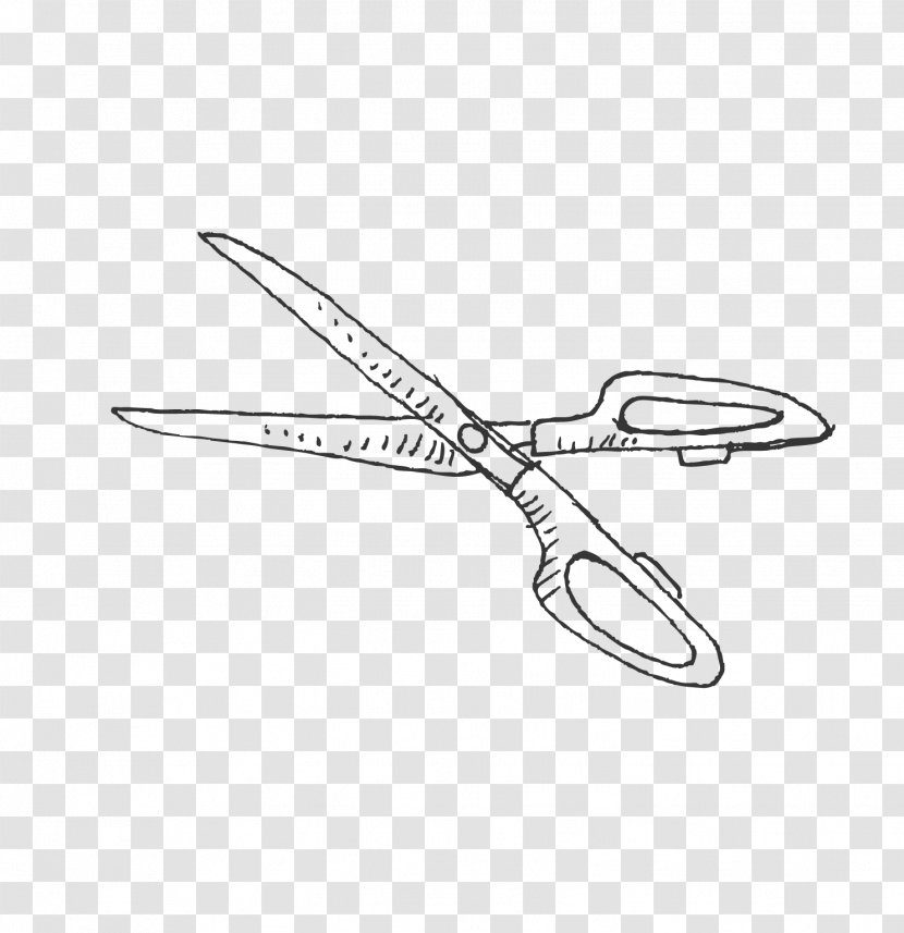 Scissors Drawing Fork Tool Transparent PNG