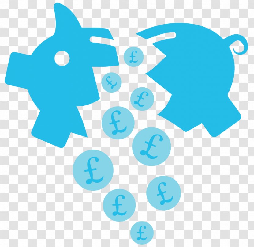 Piggy Bank Clip Art - Broken Transparent PNG