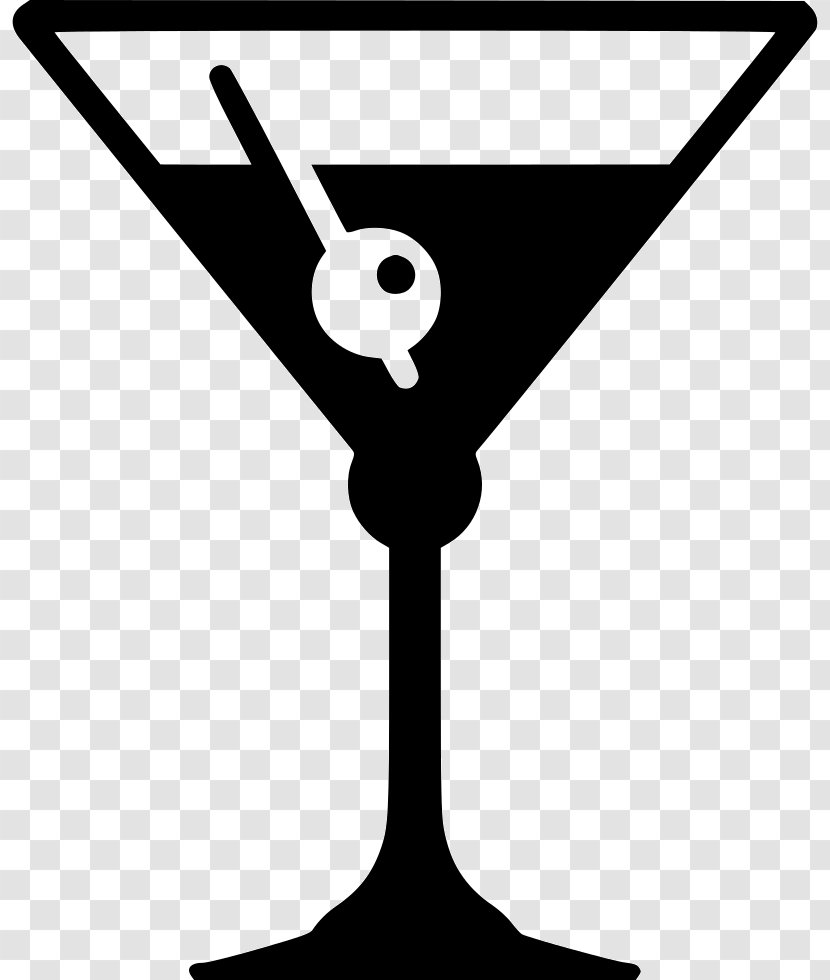 Champagne Cocktail Martini Drink Wine - Black And White - Cocktails Transparent PNG