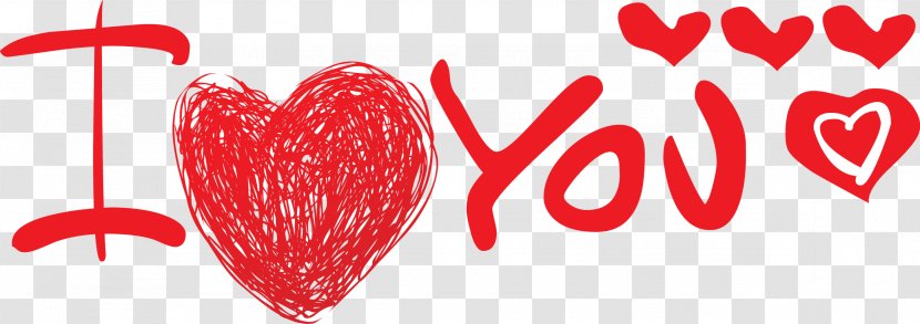 Font - Watercolor - I Love You In English Transparent PNG