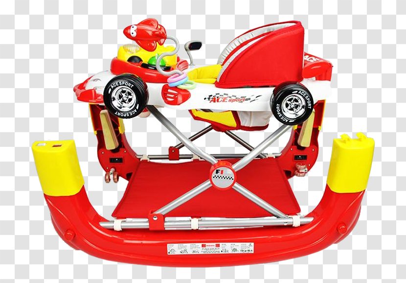 Baby Walker Infant Efigil Ferrari F1 Car - 2in1 Pc Transparent PNG