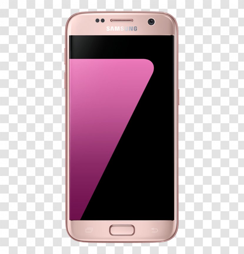 Samsung Galaxy S7 Edge - Smartphone - 32 GBPink GoldTelephony Telephone 4GSamsung Transparent PNG