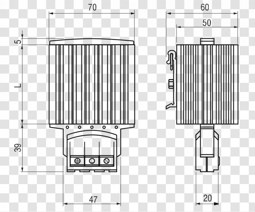 Heater Electric Heating Semiconductor Thermostat Kaltleiter - Hardware Accessory - Structure Transparent PNG