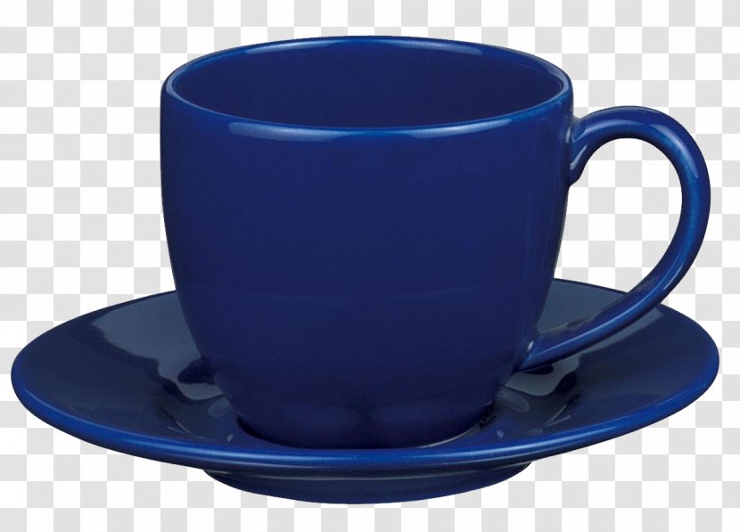 Tea Coffee Cupcake - Blue Cup Image Transparent PNG
