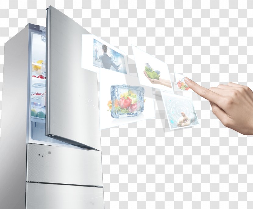 Refrigerator Major Appliance Home Icon - Computer - Intelligent Technology Transparent PNG