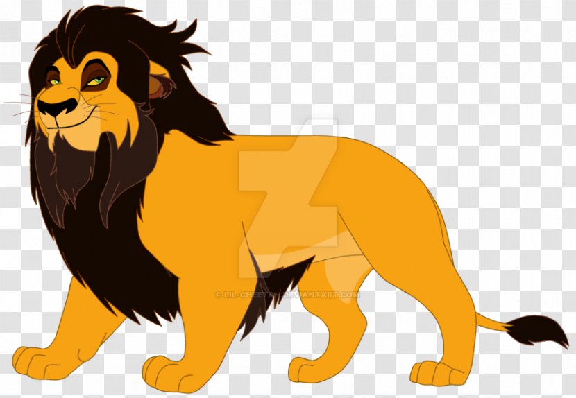 Lion Cheetah Mufasa Ahadi DeviantArt - Whiskers - King Transparent PNG