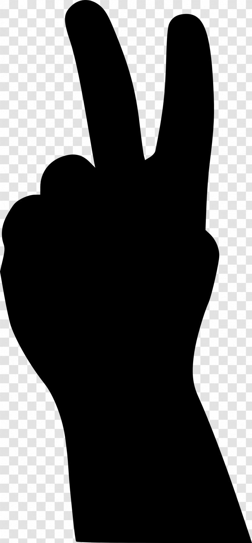 Peace Symbols V Sign Clip Art - Finger - Victory Clipart Transparent PNG
