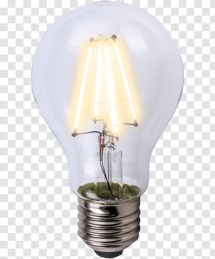 Incandescent Light Bulb LED Lamp Edison Screw - Led Transparent PNG