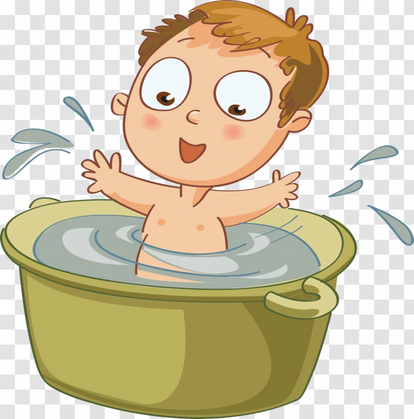 Infant Bathtub Child Drawing - Shower Transparent PNG