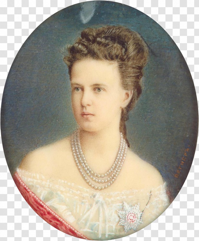 Grand Duchess Maria Alexandrovna Of Russia Saxe-Coburg And Gotha Edinburgh - Lady - Watercolor Number Transparent PNG