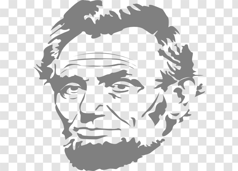 United States Gettysburg Address Assassination Of Abraham Lincoln Clip Art - Monochrome Transparent PNG