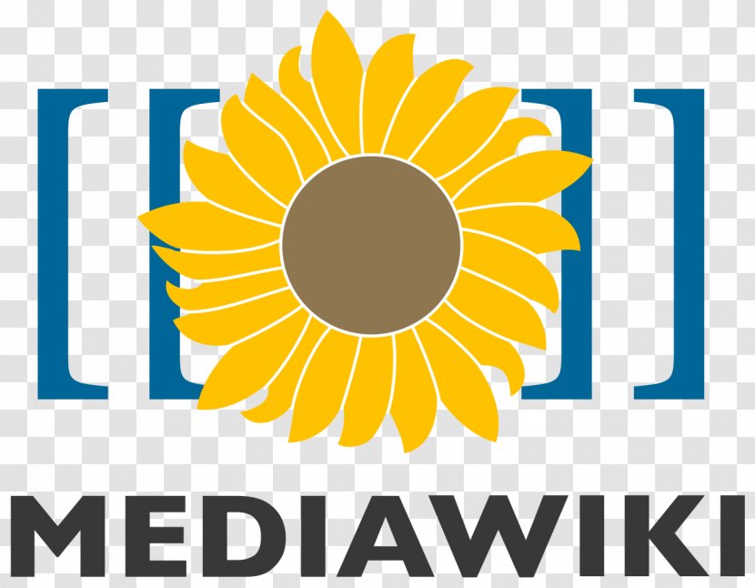 MediaWiki Wikimedia Foundation Logo PHP - Yellow - Creative Sunflower Transparent PNG