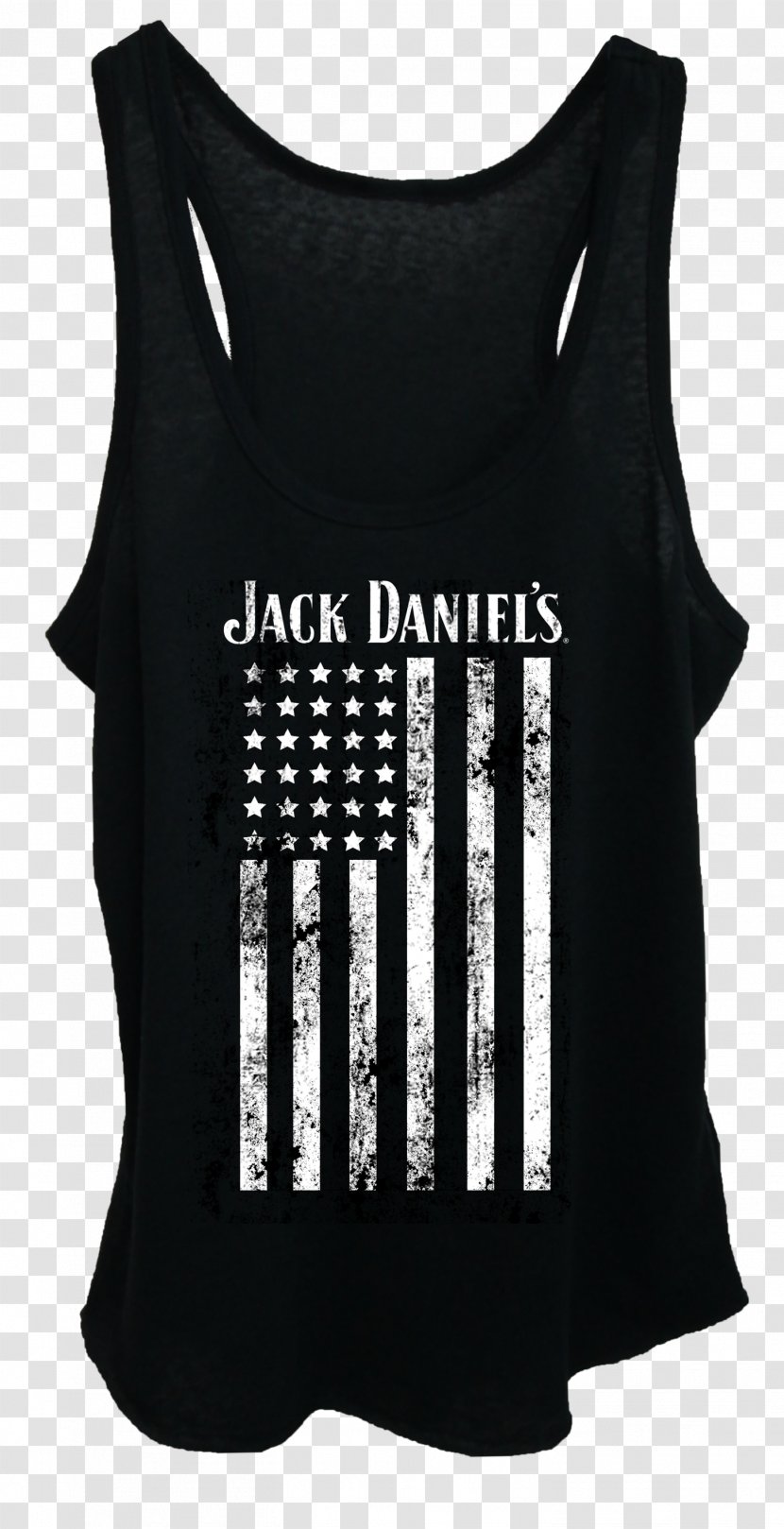 Gilets Jack Daniel's T-shirt Whiskey Top - T Shirt Transparent PNG