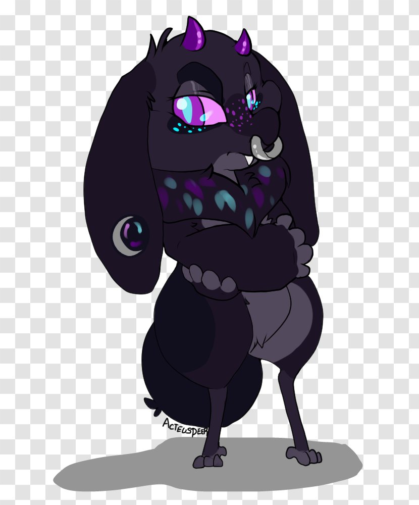 Illustration Cartoon Mammal Character Purple - Lil Tay Transparent PNG