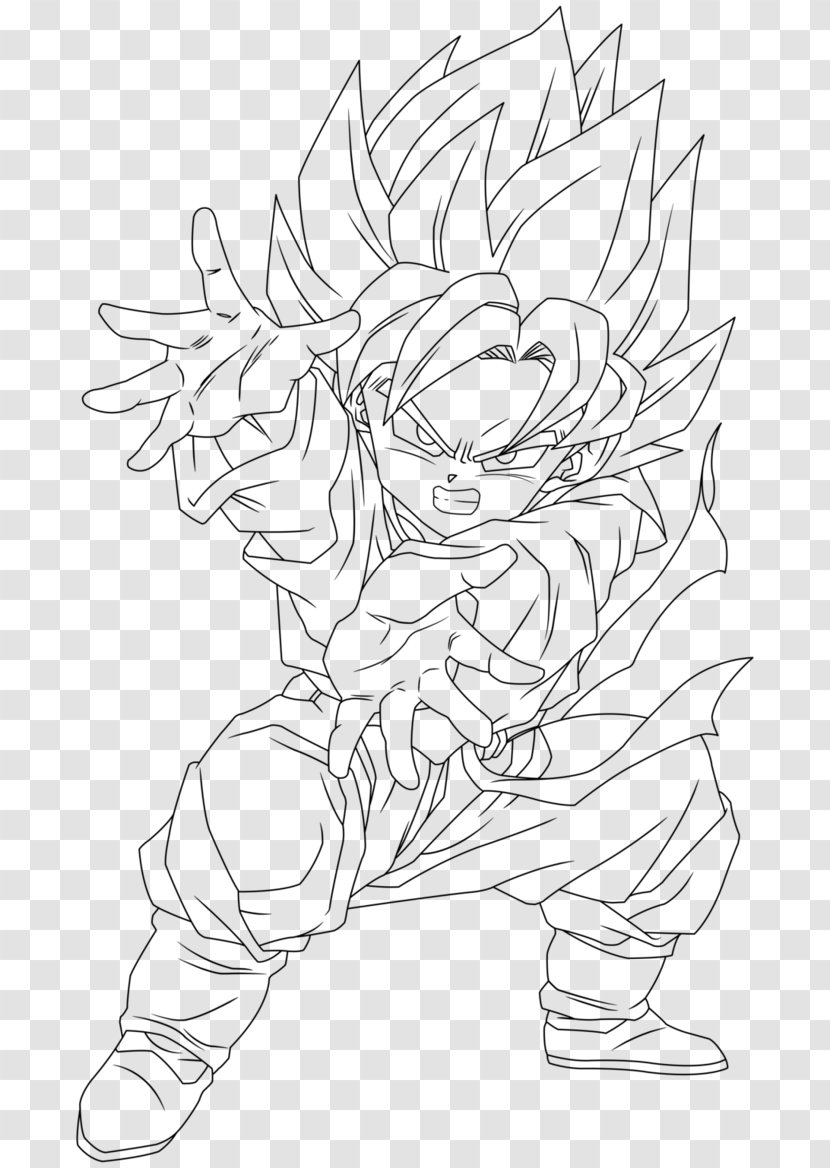 Gotenks Goku Gohan Vegeta - Inker Transparent PNG