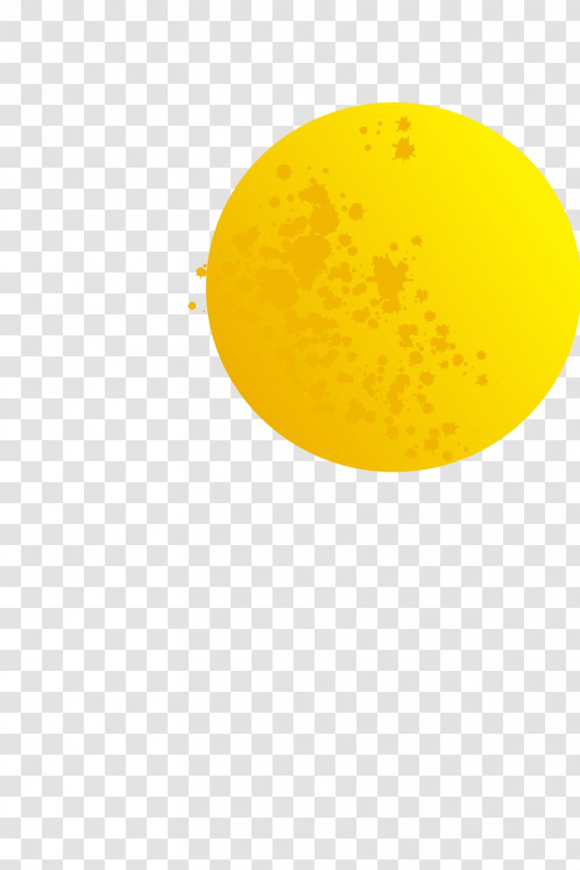 Yellow Pattern - Orange - Cartoon Moon Transparent PNG
