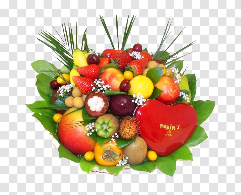 Fruit Strawberry Vegetarian Cuisine Food Gift - Heart Transparent PNG