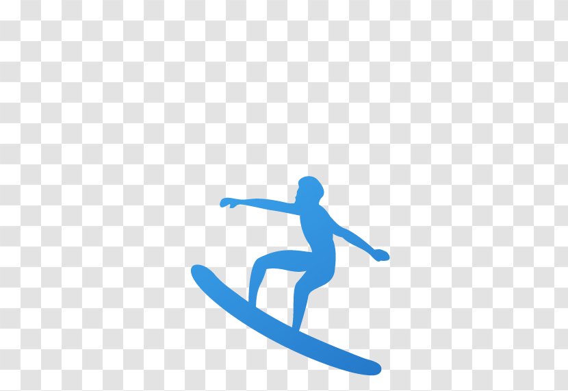 Silhouette Surfing - Joint Transparent PNG