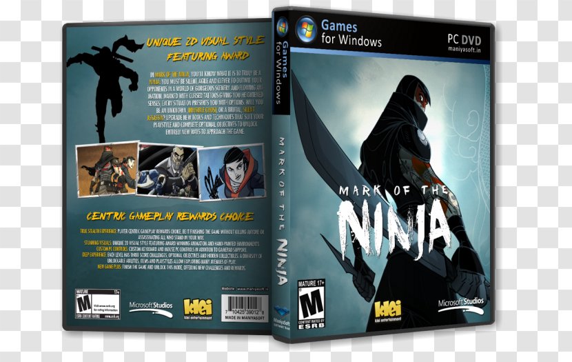 Mark Of The Ninja Xbox 360 I-Ninja Transparent PNG