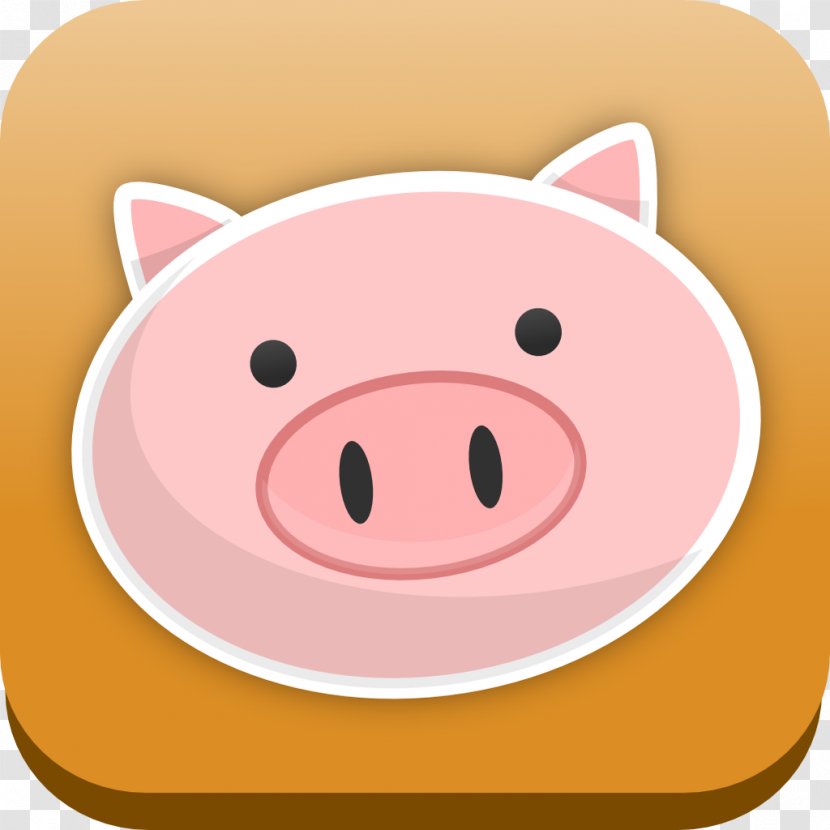 Pig Pink M Snout Clip Art - Livestock Transparent PNG