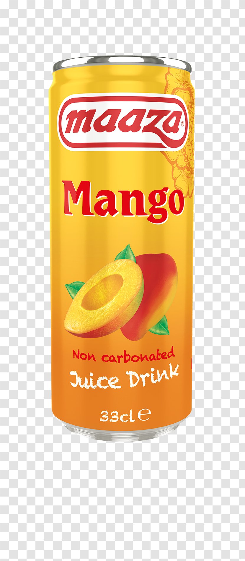Juice Orange Drink Maaza Mango Beverage Can Transparent PNG