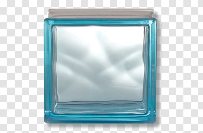 Glass Brick Light Transparency And Translucency - Cobalt Blue - Foggy Transparent PNG