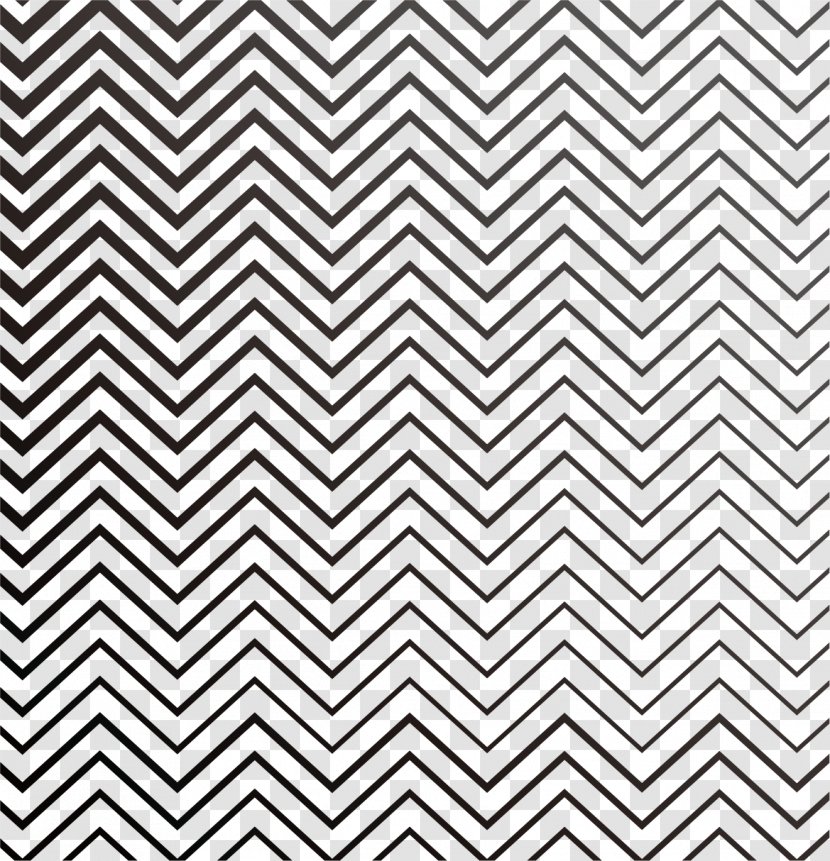 Carpet Textile Wallpaper - Zigzag - Cartoon Black Wavy Lines Transparent PNG