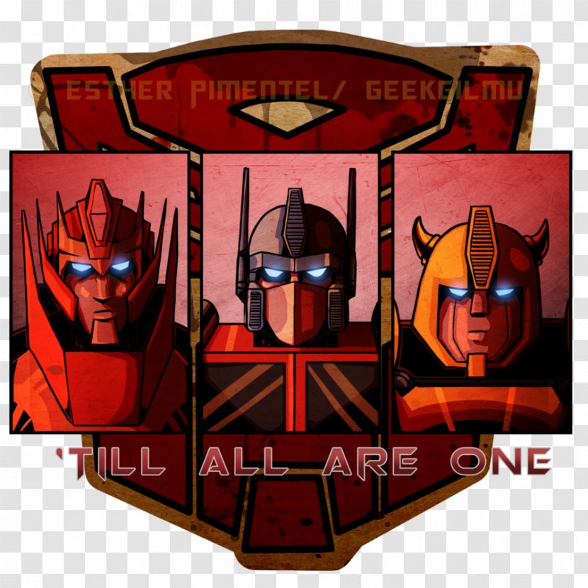 Spark Illustration Cybertron Transformers Cartoon - Silhouette - All 4 One Transparent PNG