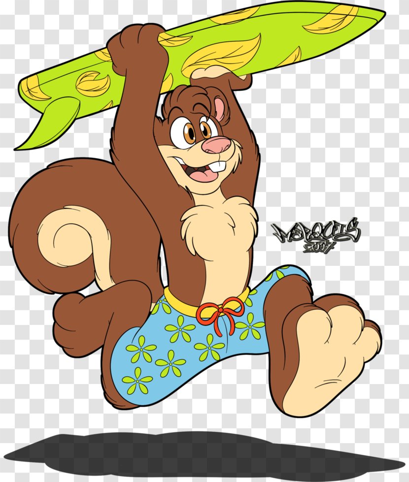 Scotty Squirrel Work Of Art Clip - Plant - Cowabunga Transparent PNG