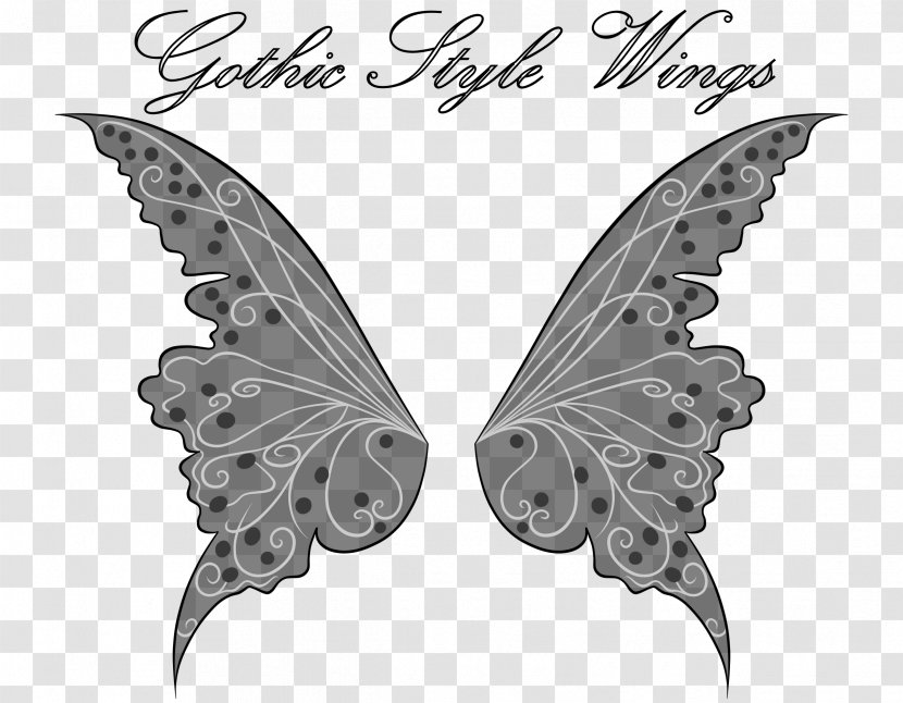Butterfly Insect Monochrome Photography Moth - Black And White - Wings Style Transparent PNG