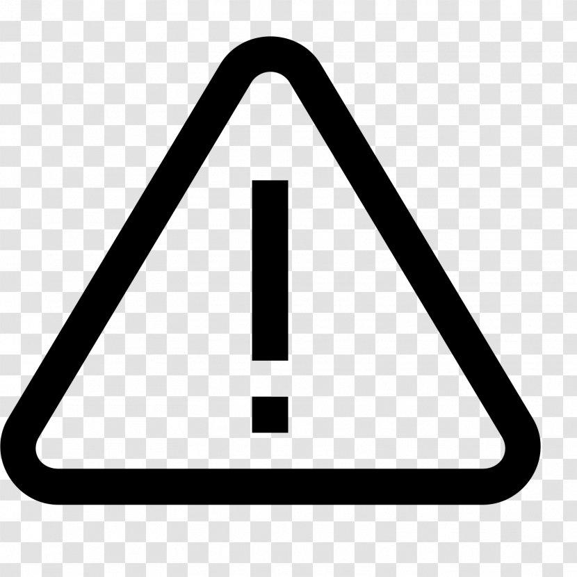 Warning Sign Exclamation Mark - Hazard Symbol - User Interface Transparent PNG