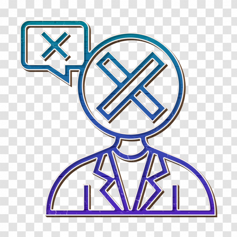 No Icon Gossip Icon Concentration Icon Transparent PNG