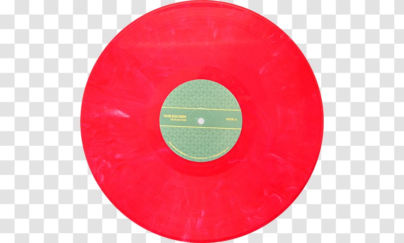Phonograph Record LP - Red - Design Transparent PNG