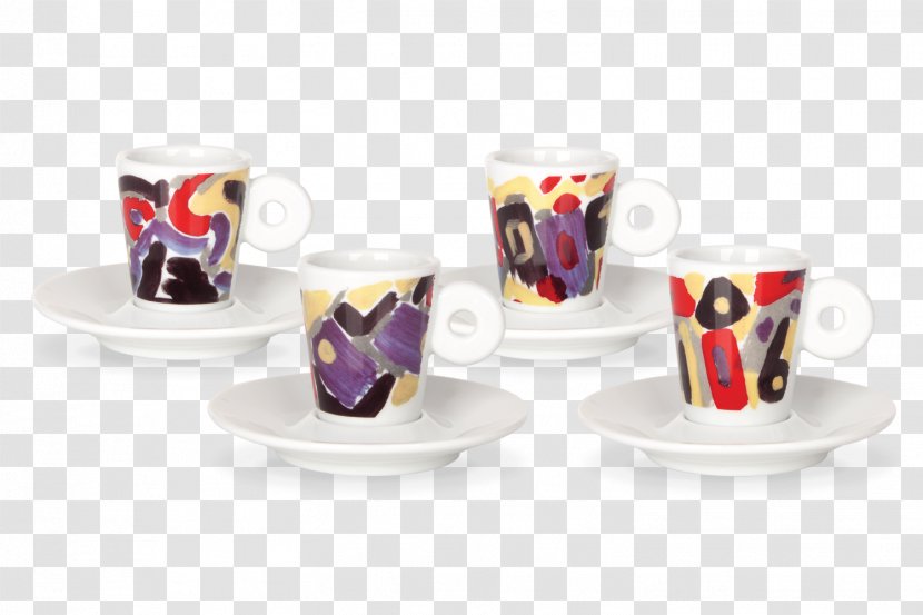 Coffee Cup Espresso Saucer Porcelain Glass - Tableware Transparent PNG