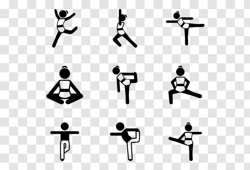 Yoga Symbol Pilates Clip Art - Text Transparent PNG