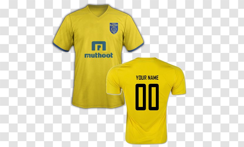 Kerala Blasters FC T-shirt 2017–18 Indian Super League Season ATK Jersey - Clothing Transparent PNG